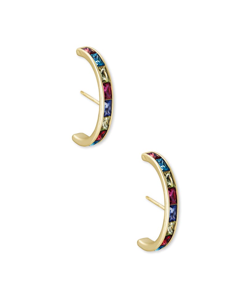 Kendra Scott laureie Ouro Stud Brincos De Cristal Varejo $80 Novo!! Kendra Scott laureie Ouro Stud Brincos De Cristal Varejo $80 Novo!!