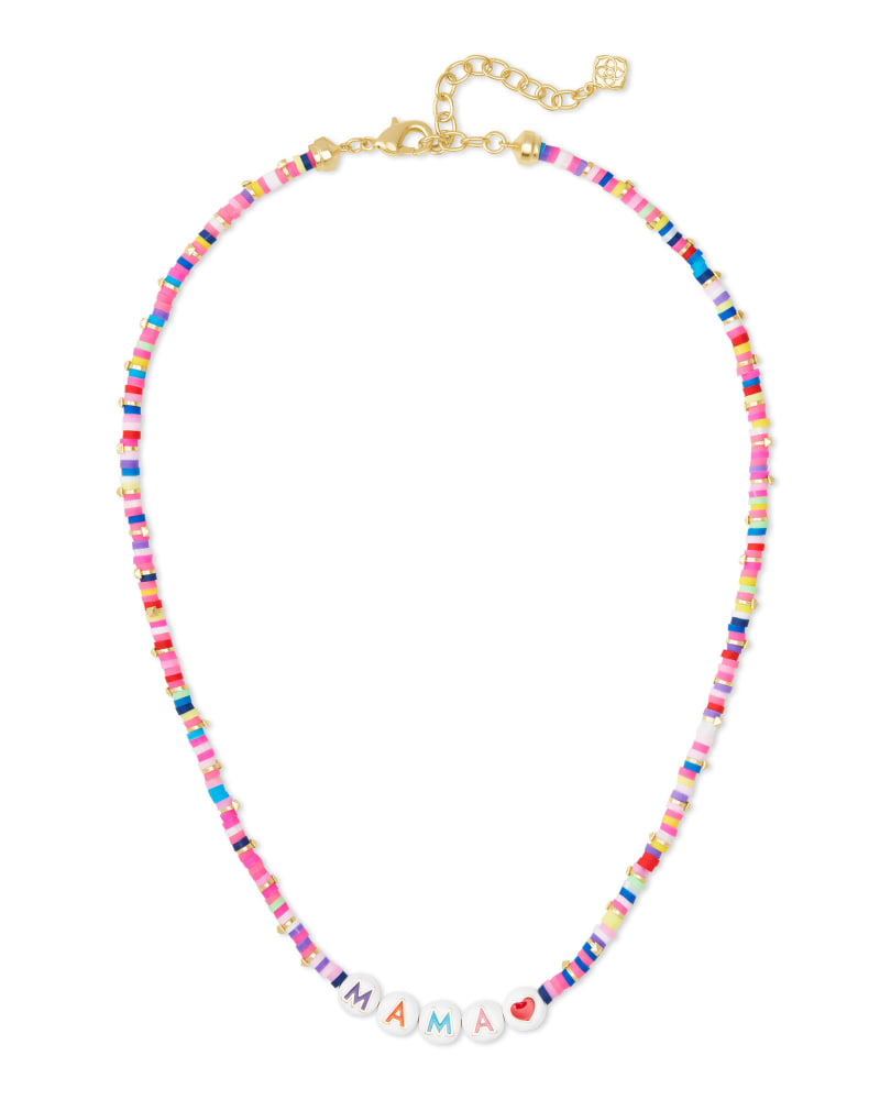 Reece Gold Mama Strand Necklace in Pink Mix