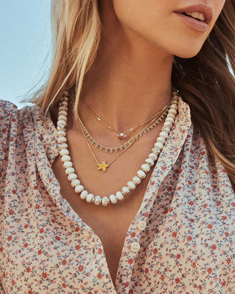 Kendra Scott Necklace Rose Quartz 2024 | towncentervb.com