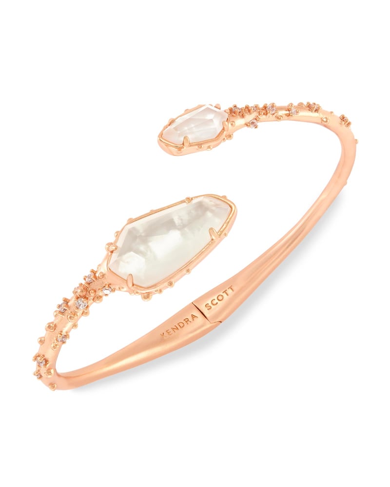 Zander Hinge Cuff Bracelet in Rose Gold image number 1