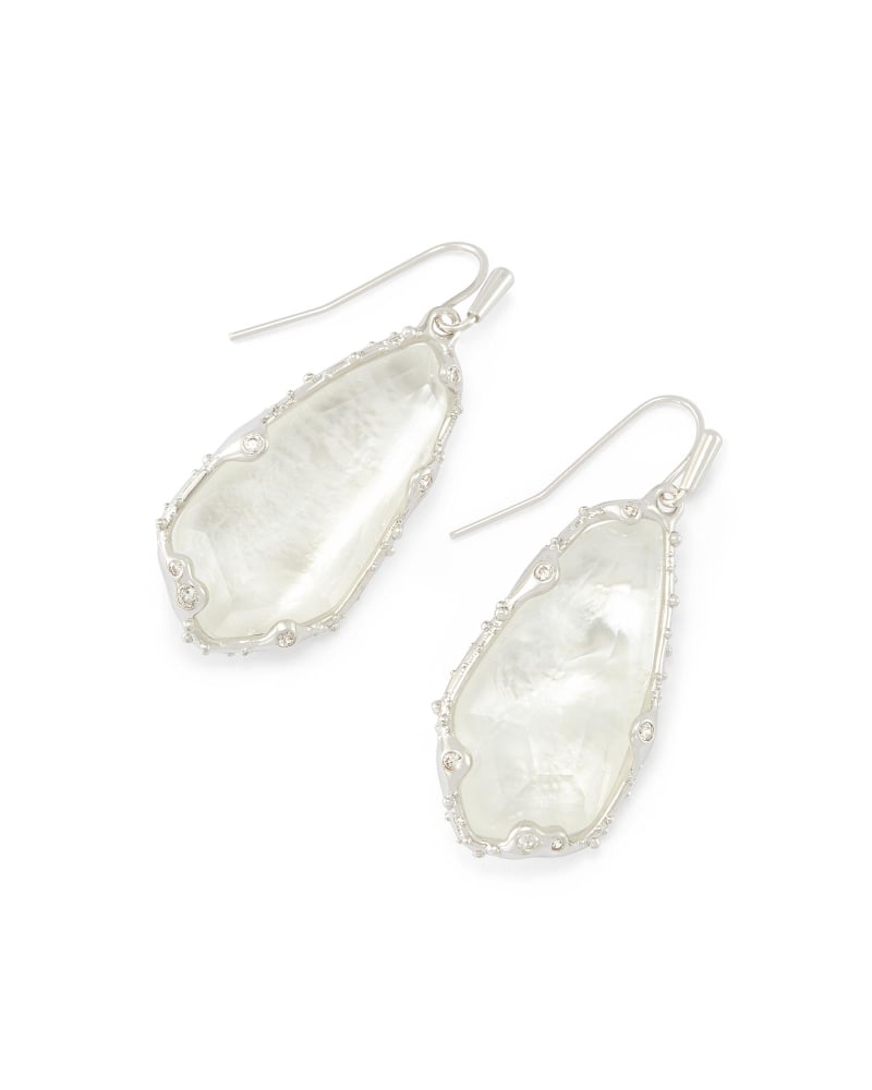 Zena Drop Earrings in Silver image number 0