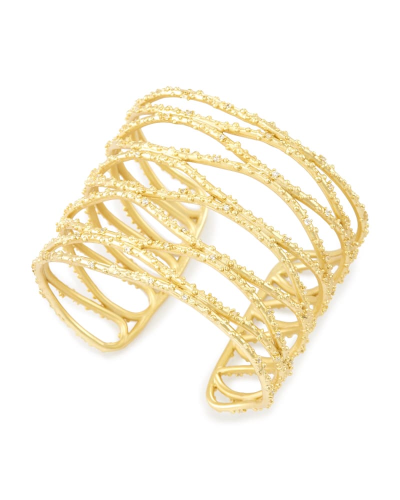 Nicolas Cuff Bracelet in Gold image number 2