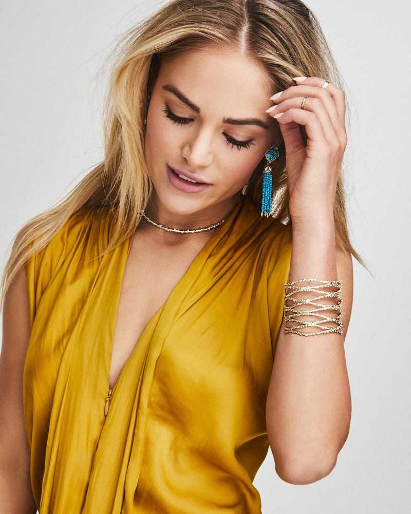 Nicolas Cuff Bracelet in Gold image number 1