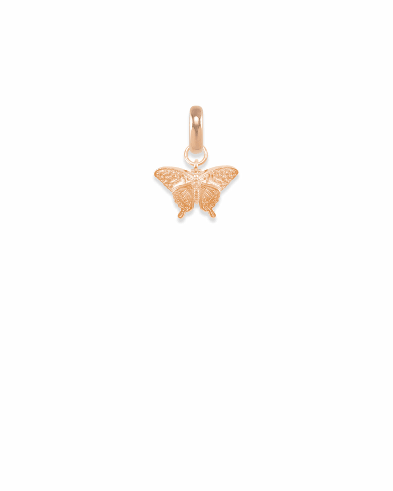 Alabama Swallowtail Butterfly Charm in Rose Gold image number 2