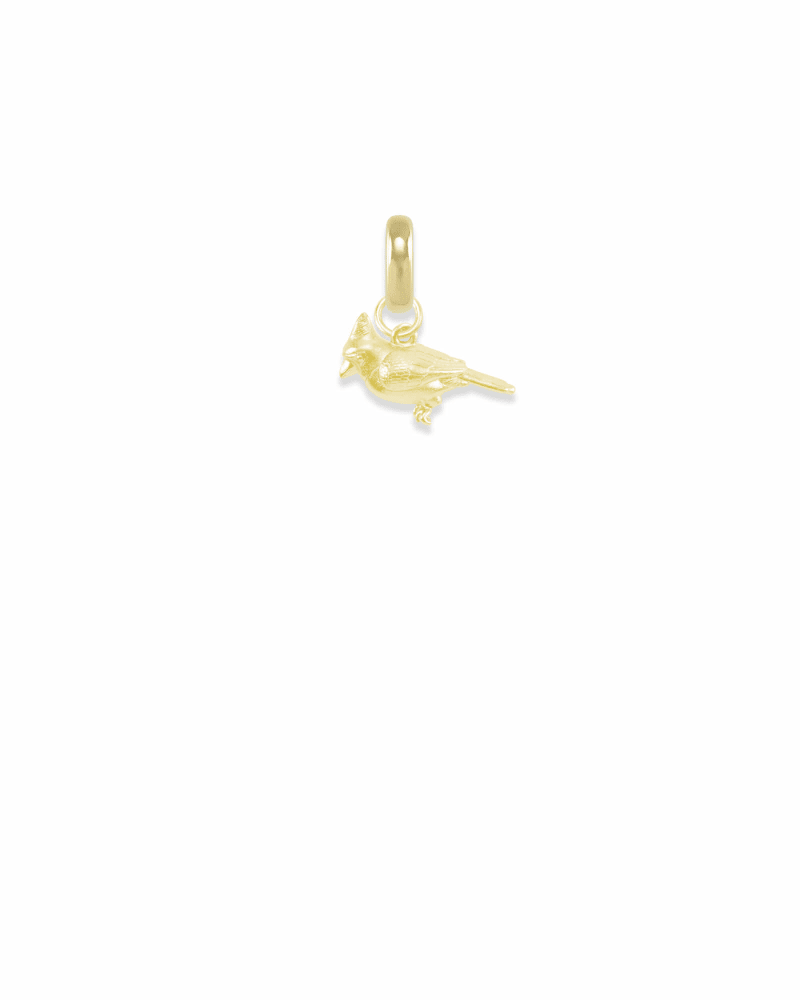 Illinois Cardinal Charm in Gold image number 0