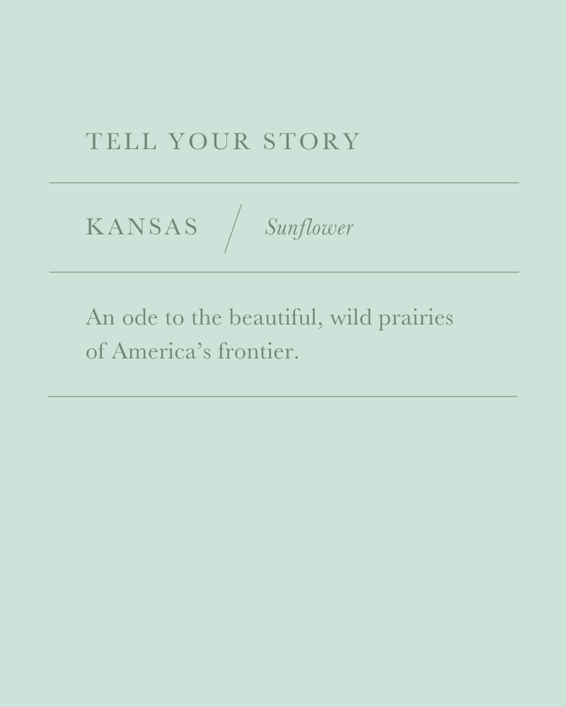 Kansas Sunflower Charm in Rose Gold image number 1
