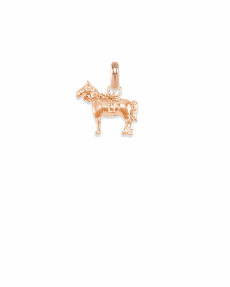 Kentucky Race Horse Charm in Rose Gold image number 0