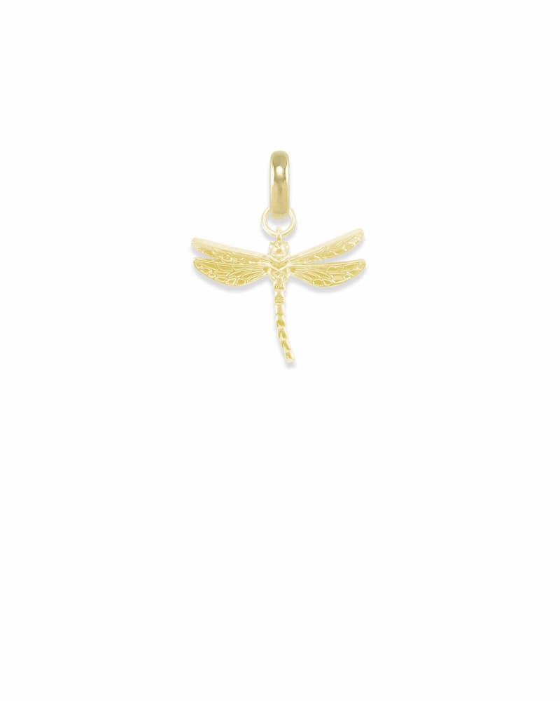 Michigan Dragonfly Charm in Gold image number 2