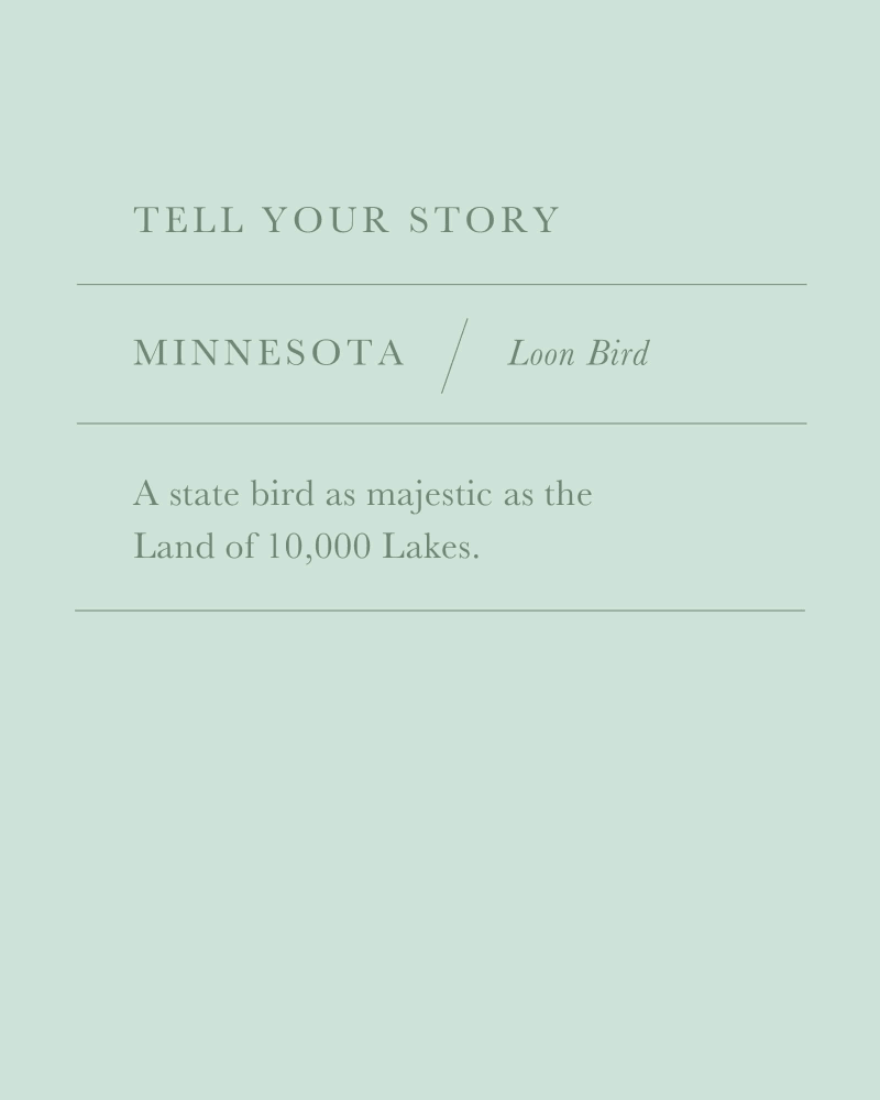 Minnesota Loon Bird Charm in Gold image number 2