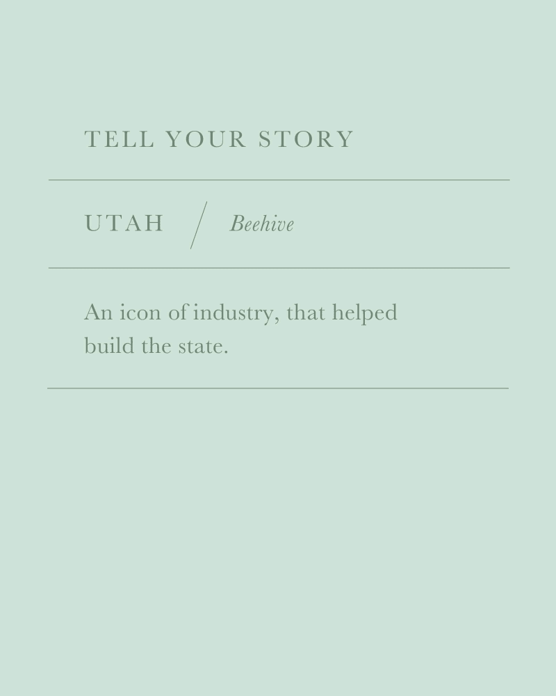 Utah Beehive Charm in Gold image number 2