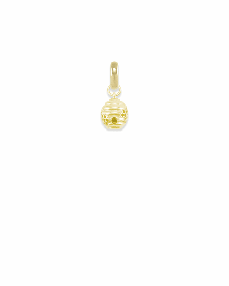 Utah Beehive Charm in Gold image number 0