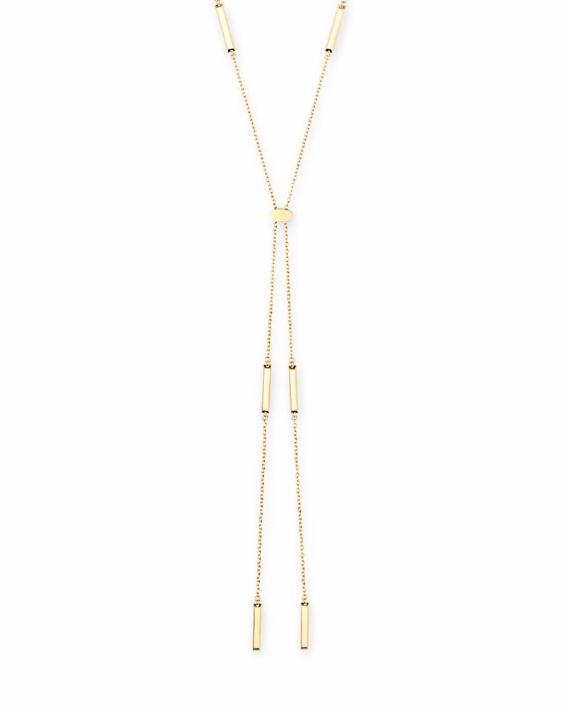 Josephine Y Necklace in Gold image number 0