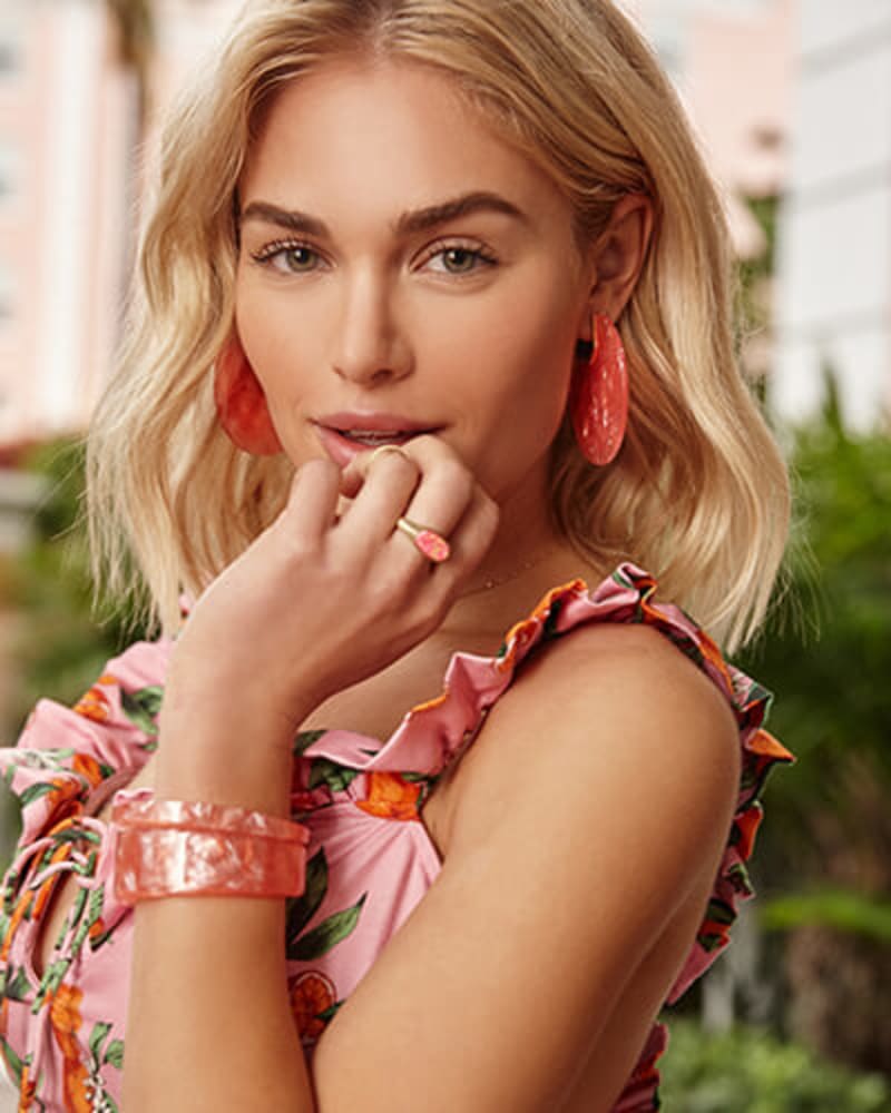 Mel Rose Gold Cocktail Ring in Opal image number 1