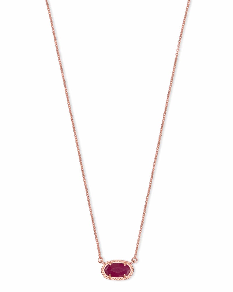 Ember Pendant Necklace in Rose Gold image number 0