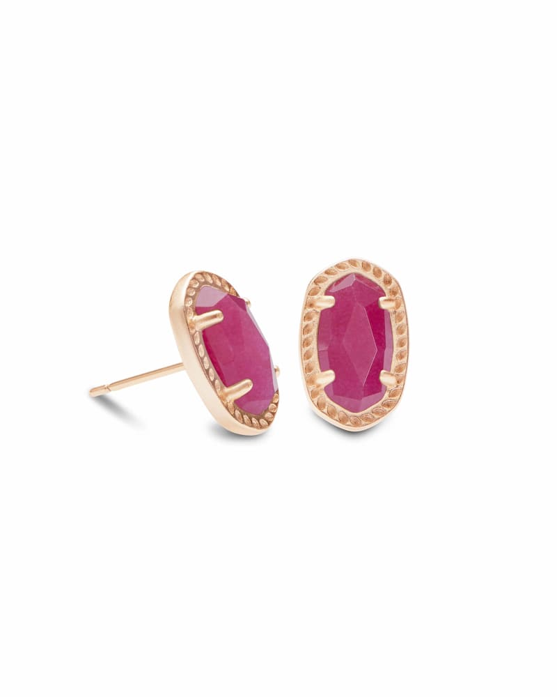 Emery Stud Earrings In Rose Gold image number 0