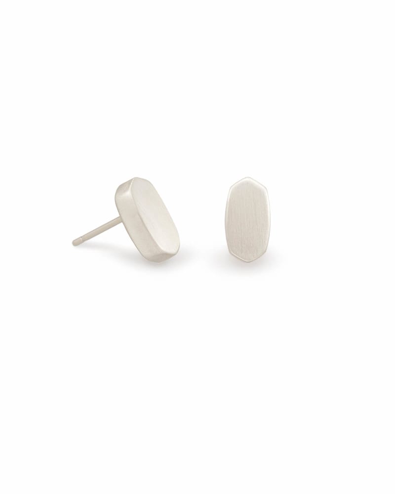 Barrett Stud Earrings in Bright Silver image number 0