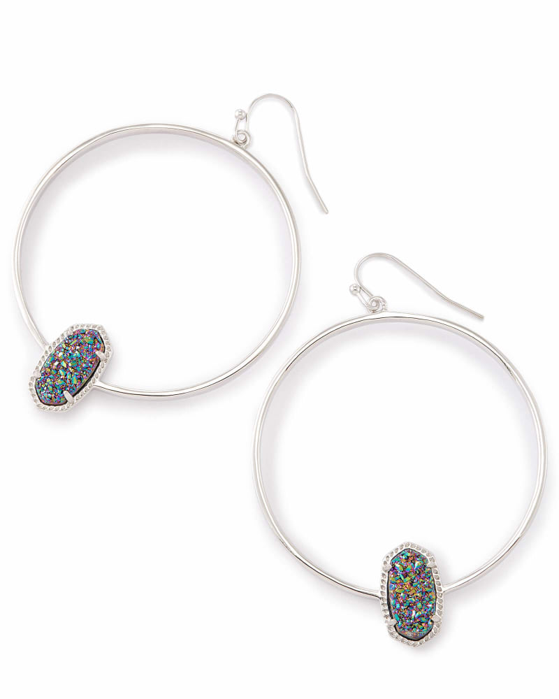 Elora Silver Hoop Earrings image number 0