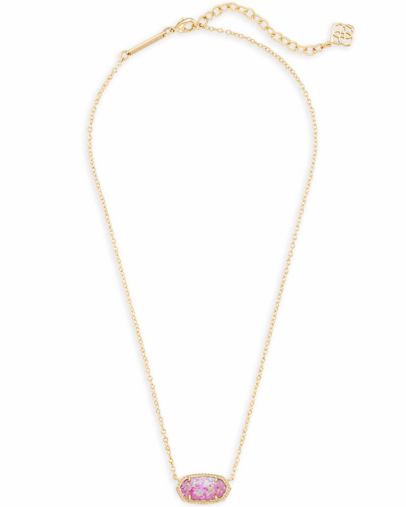 Elisa Pendant Necklace in Fuchsia Kyocera Opal image number 1
