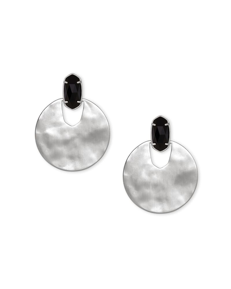 Deena Silver Statement Earrings image number 0