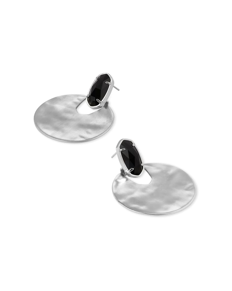 Deena Silver Statement Earrings image number 1