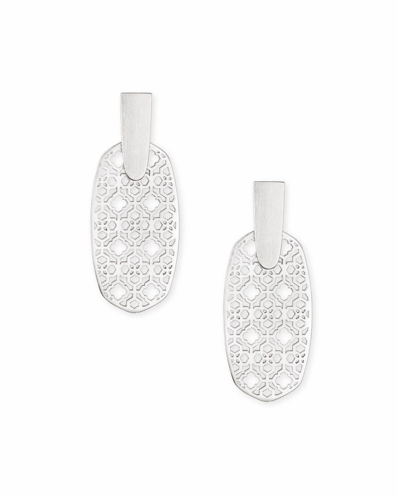 Aragon Drop Earrings in Filigree image number 0