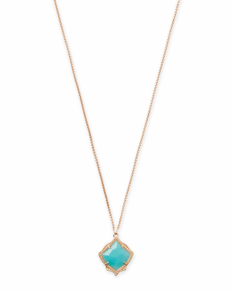 Kacey gold long pendant necklace clearance