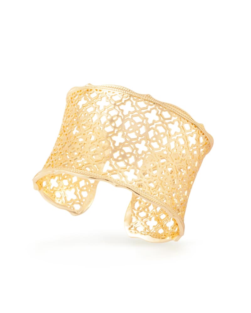 Candice Gold Cuff Bracelet in Gold Filigree | Kendra Scott