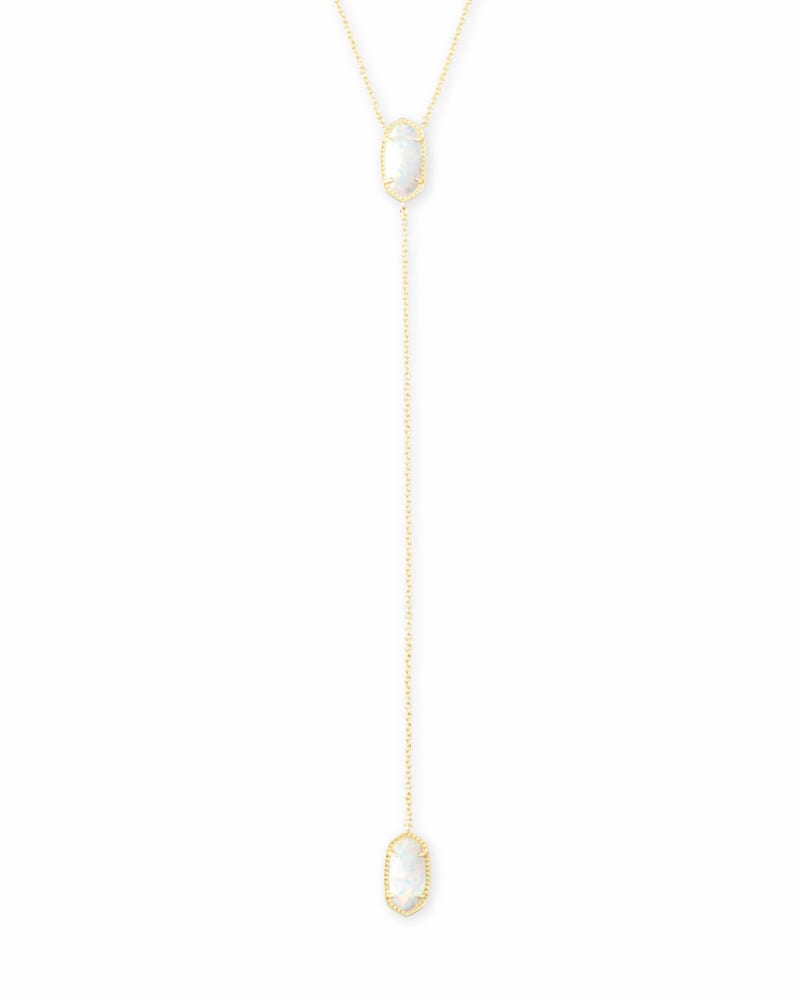 Ellison Y Necklace in Gold image number 0