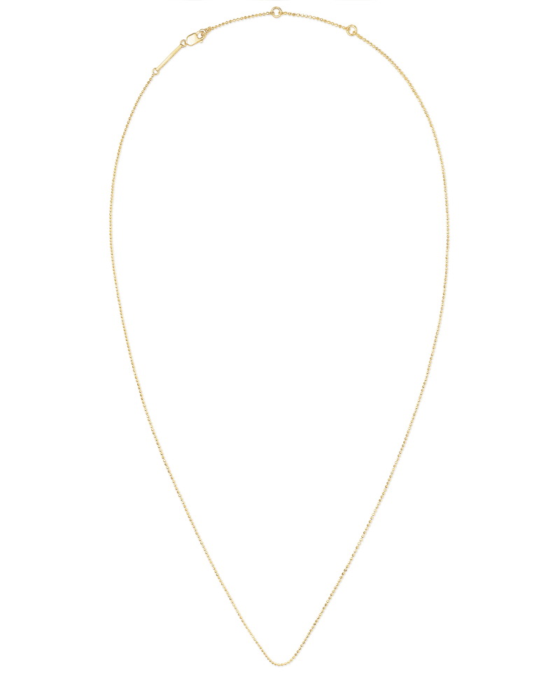 22 Inch Ball Chain Necklace in 18k Gold Vermeil image number 3