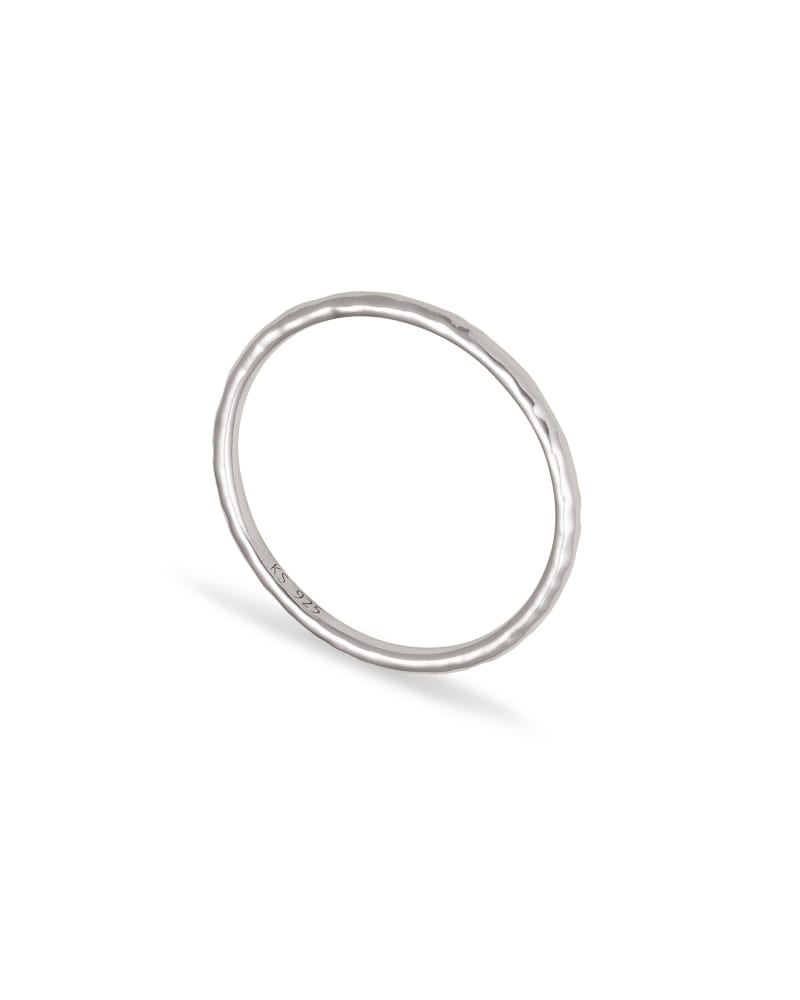 Larissa Band Ring In Sterling Silver image number 3