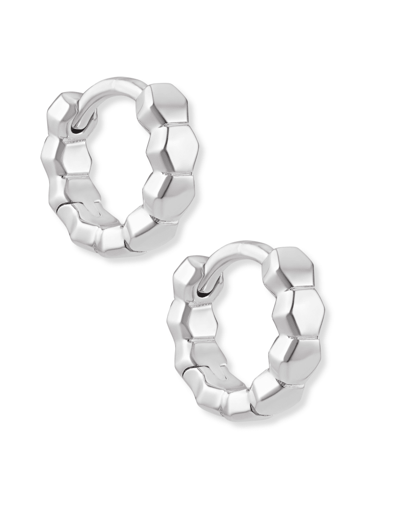 Davis Huggie Earrings in Sterling Silver image number 0