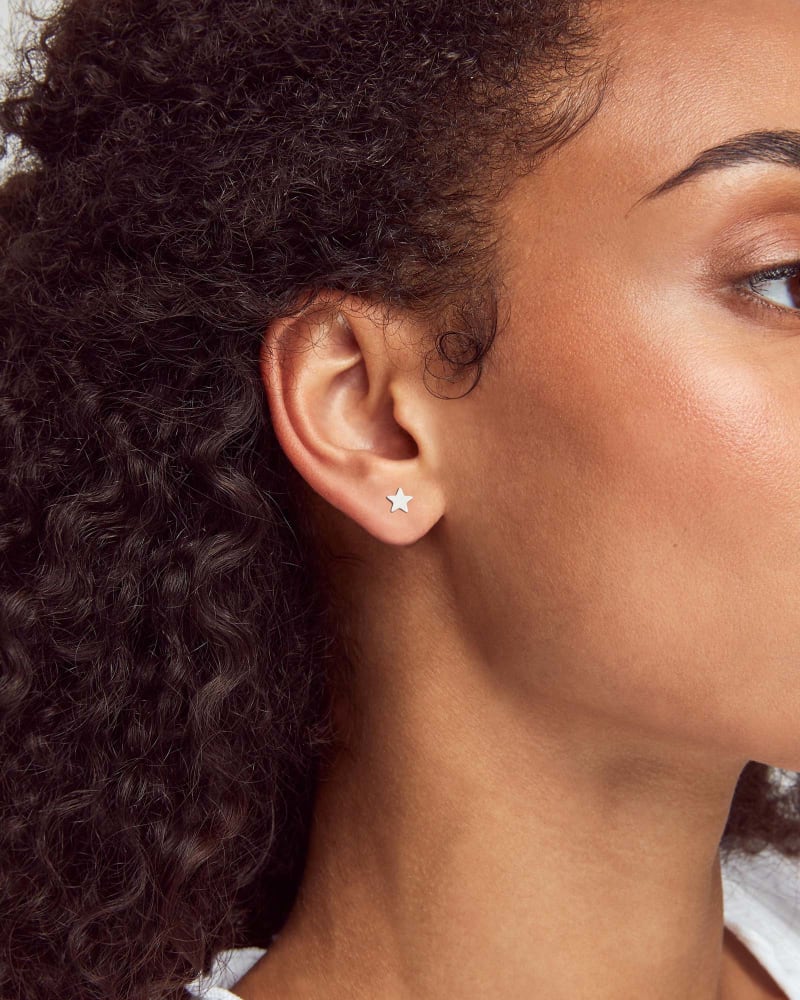 Jae Mini Stud Earring in Sterling Silver image number 1