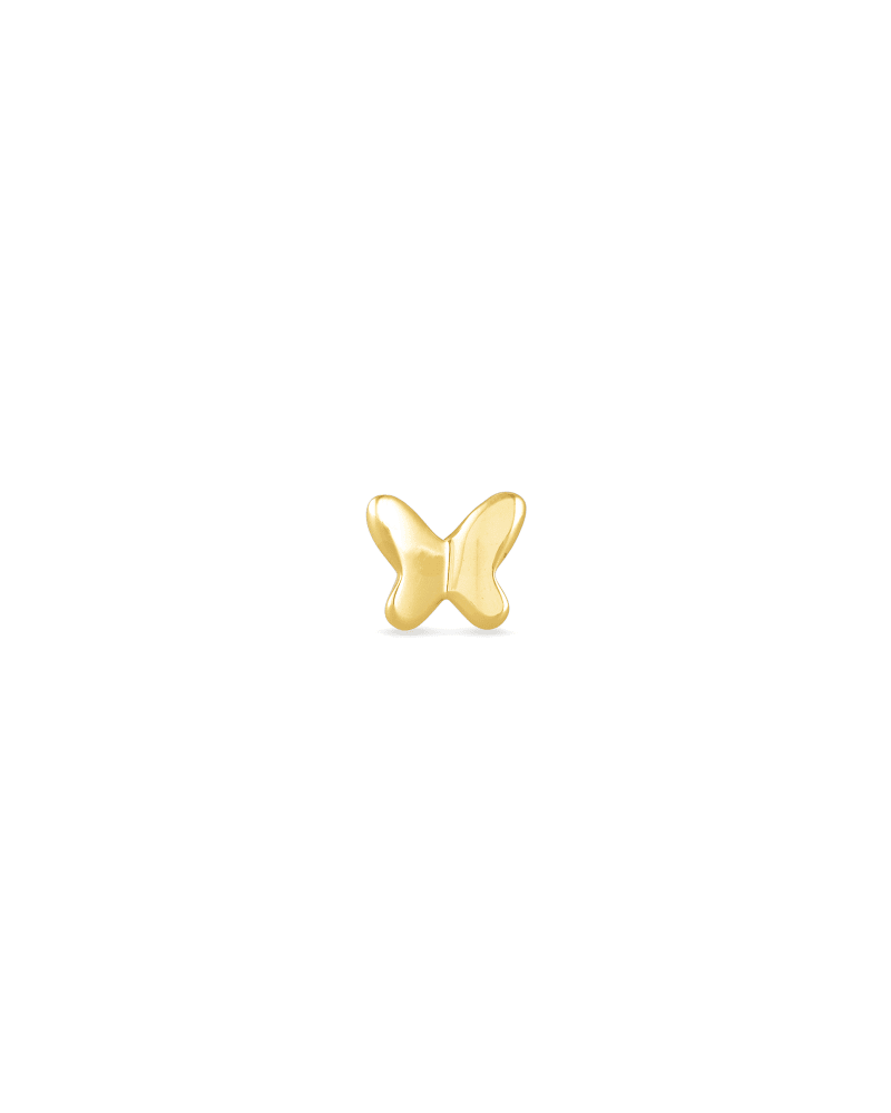 Lillia Mini Stud Earring in 18k Gold Vermeil image number 2
