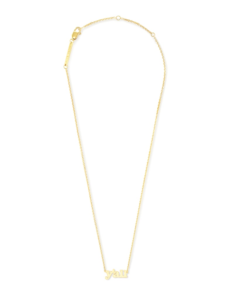 Y All Pendant Necklace In 18k Gold Vermeil Kendra Scott
