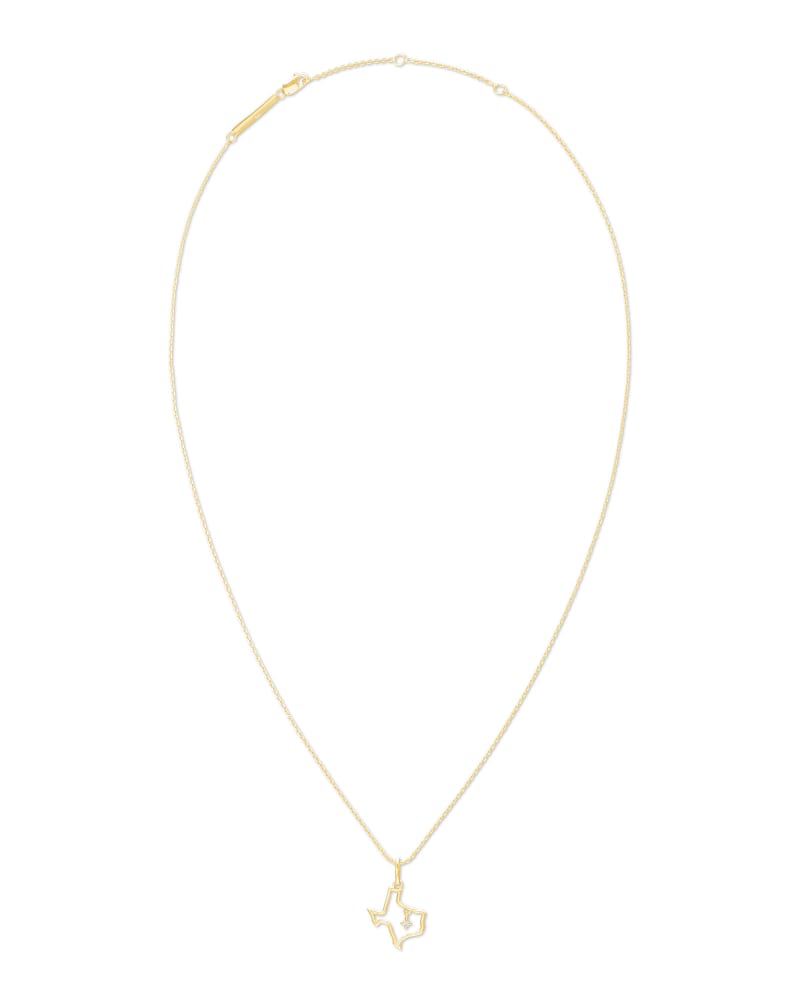 Texas Charm Necklace in 18k Yellow Gold Vermeil image number 1