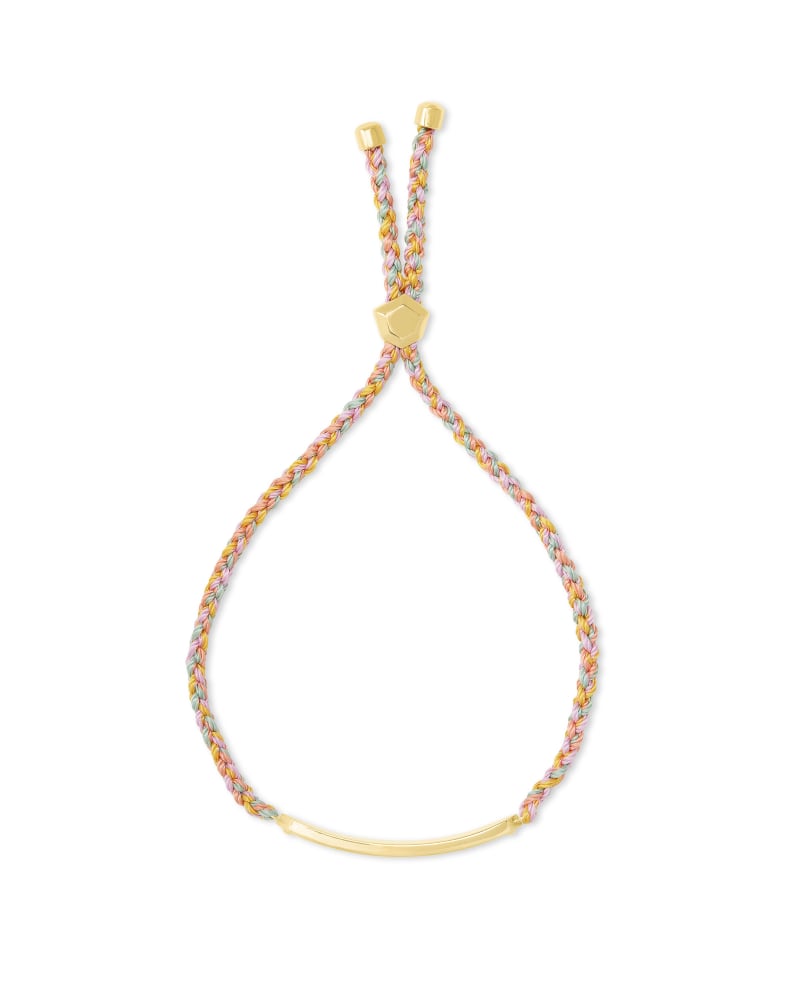 Optimist Mattie Bar Cord Bracelet in 18k Gold Vermeil image number 3