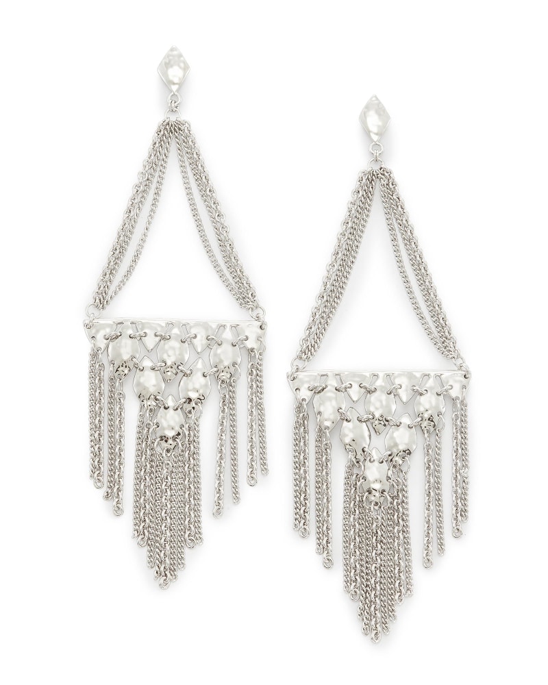Mandy Chandelier Earrings in Silver | Kendra Scott Jewelry