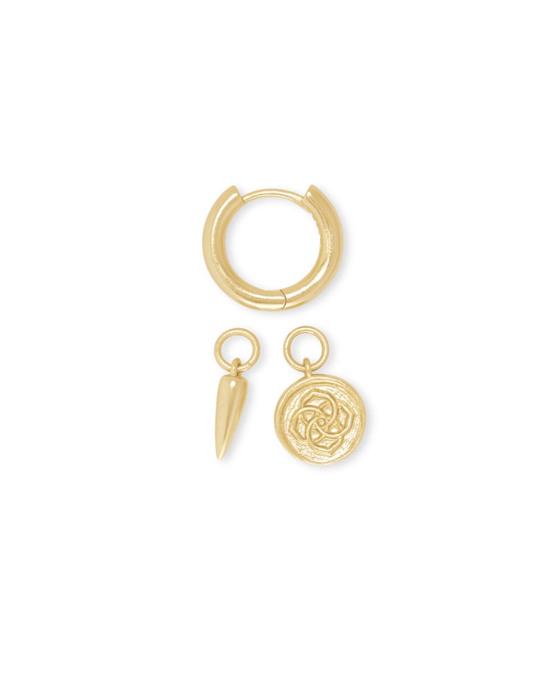 Dira Convertible Coin Huggies in Gold image number 2