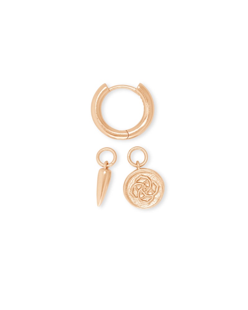 Dira Convertible Coin Huggies in Rose Gold image number 1