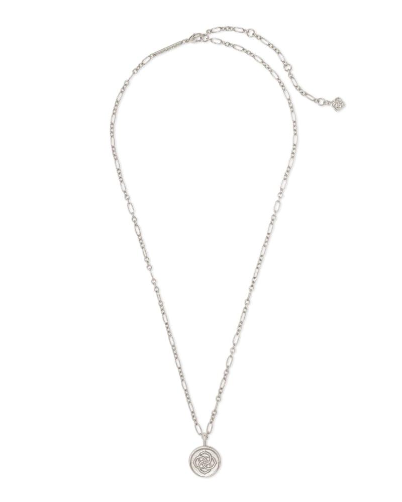 Dira Coin Pendant in Silver image number 3