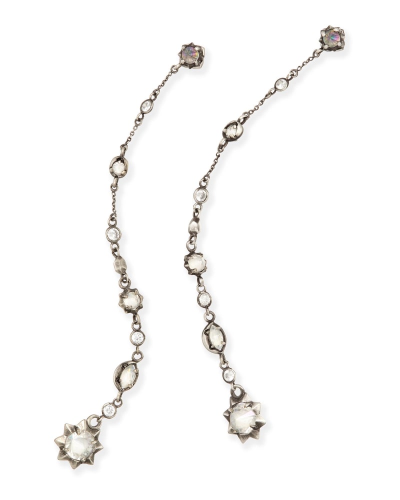 Lydia Shoulder Duster Ear Jackets in Antique Silver image number 0