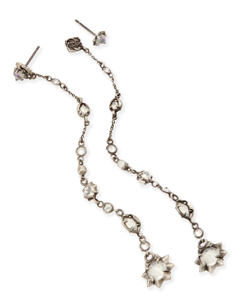 Lydia Shoulder Duster Ear Jackets in Antique Silver image number 2