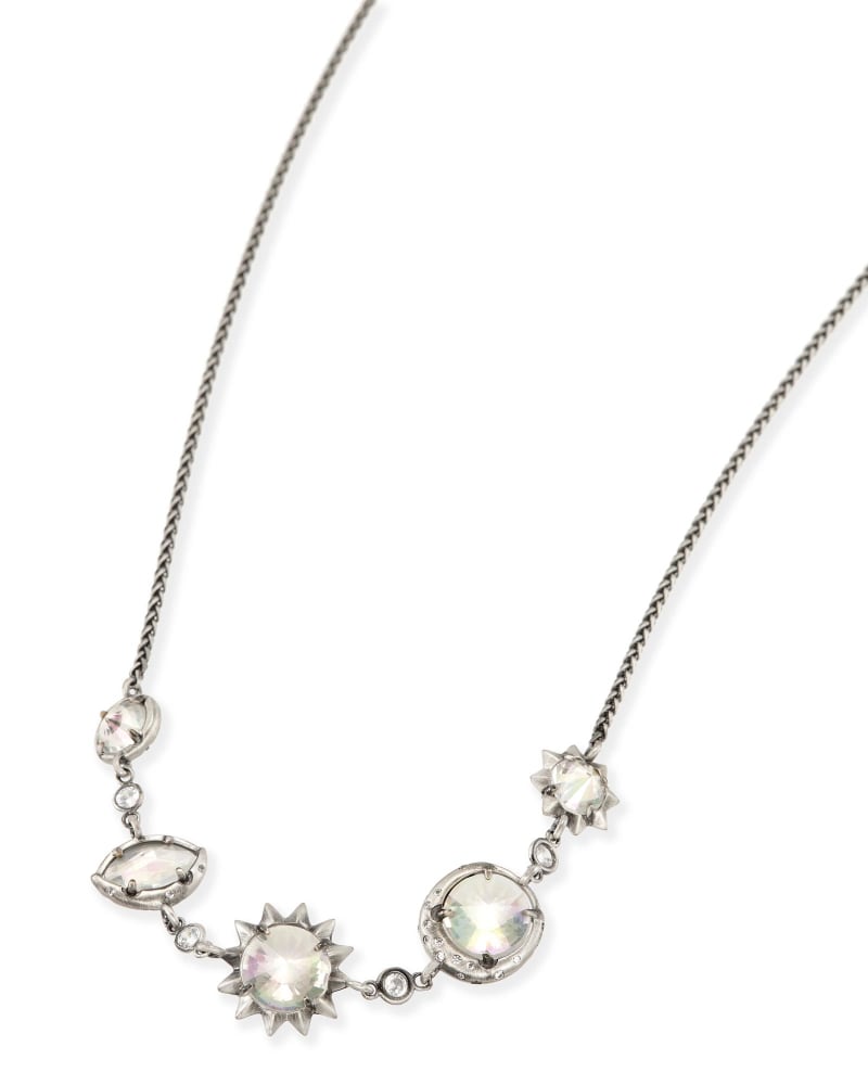 Janet Choker Necklace in Antique Silver image number 3