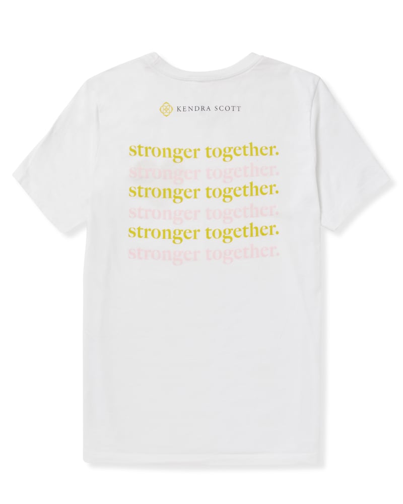 Stronger Together Women's White T-Shirt image number 3