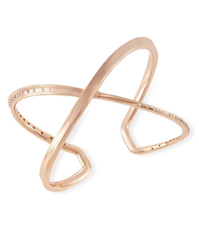 Stella Cuff Bracelet in Rose Gold image number 2