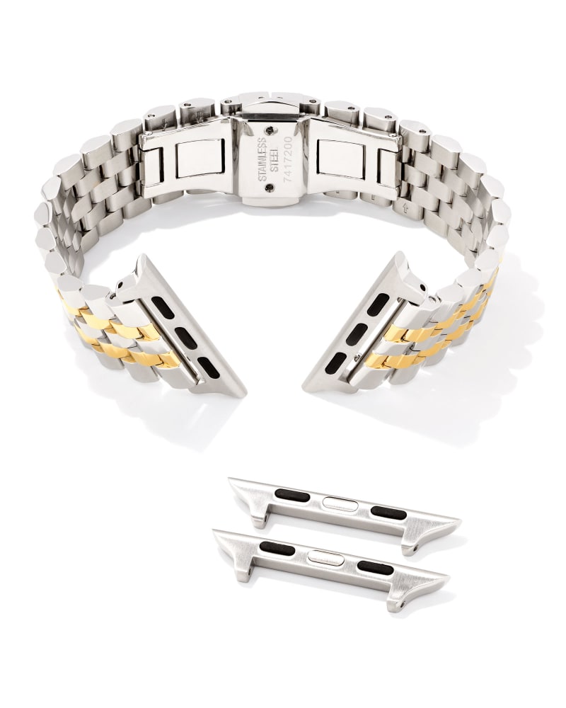 Alex 5 Link Watch Band in Two Tone Stainless Steel image number 1