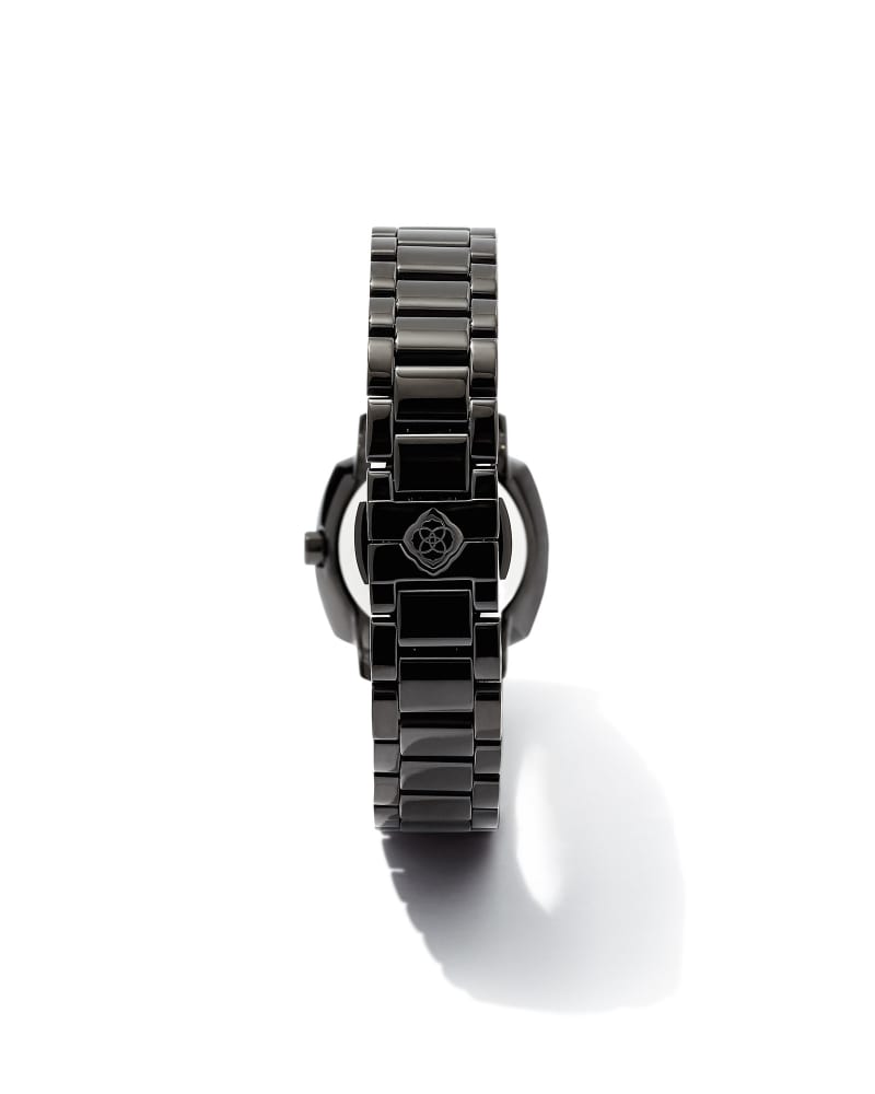 Dira Black Stainless Steel 28mm Watch in Black Mother-of-Pearl image number 2