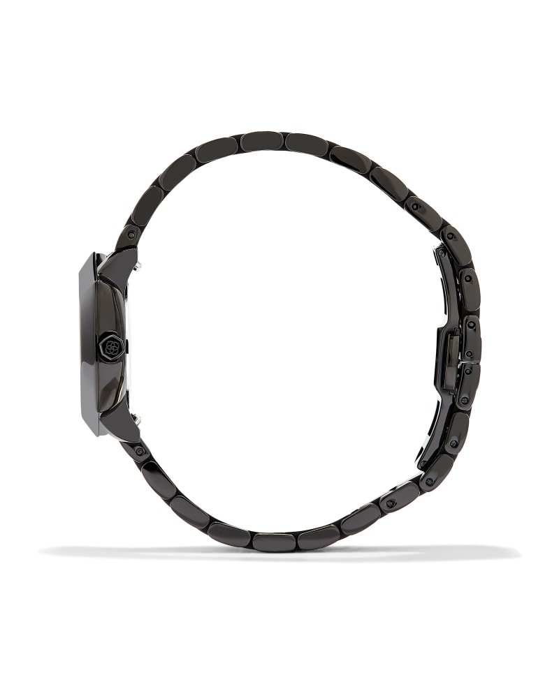 Dira Black Stainless Steel 28mm Watch in Black Mother-of-Pearl image number 1