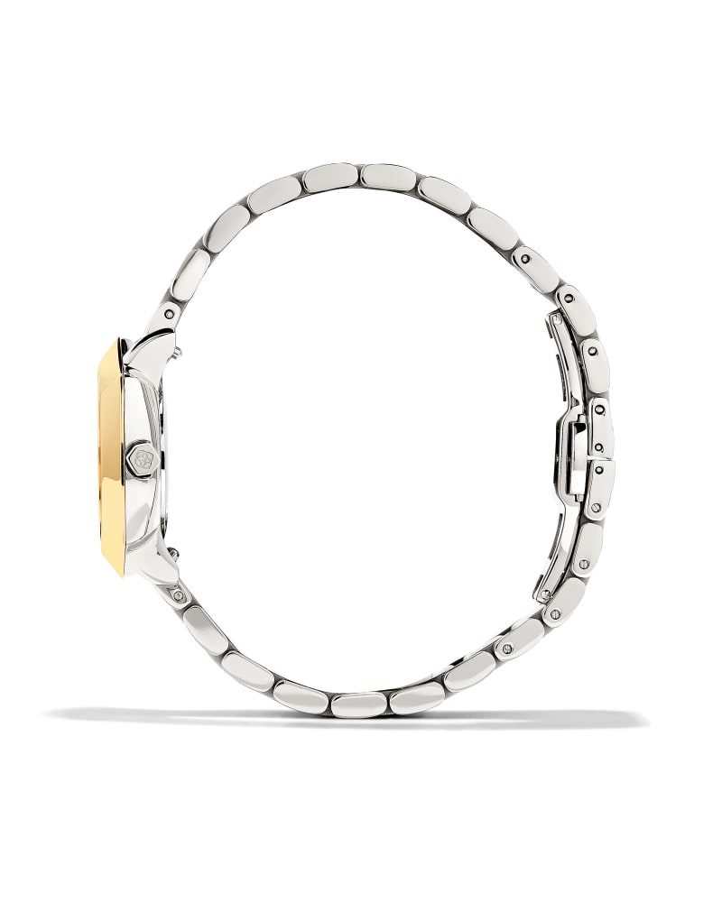 Dira Two Tone Stainless Steel 28mm Watch in Abalone image number 1