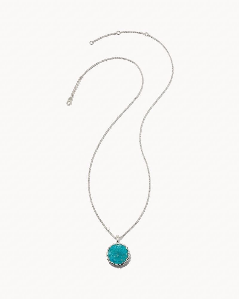 Jane Sterling Silver Pendant Necklace in Turquoise image number 2